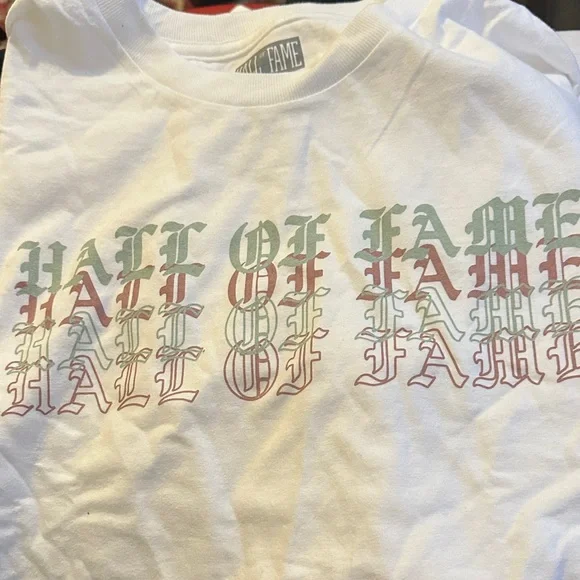 New Hall of Fame White Graphic Tee - Picture 2 of 5
